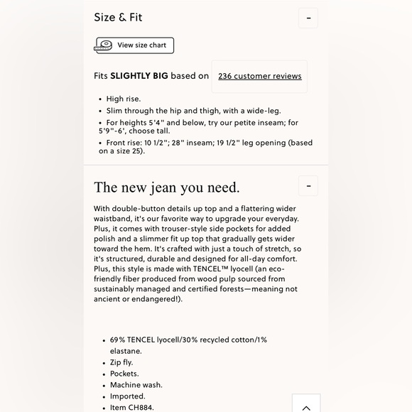 J. Crew Slim-wide jean with stacked buttons Medium Wash Size 29 Style CH884 - Picture 7 of 7